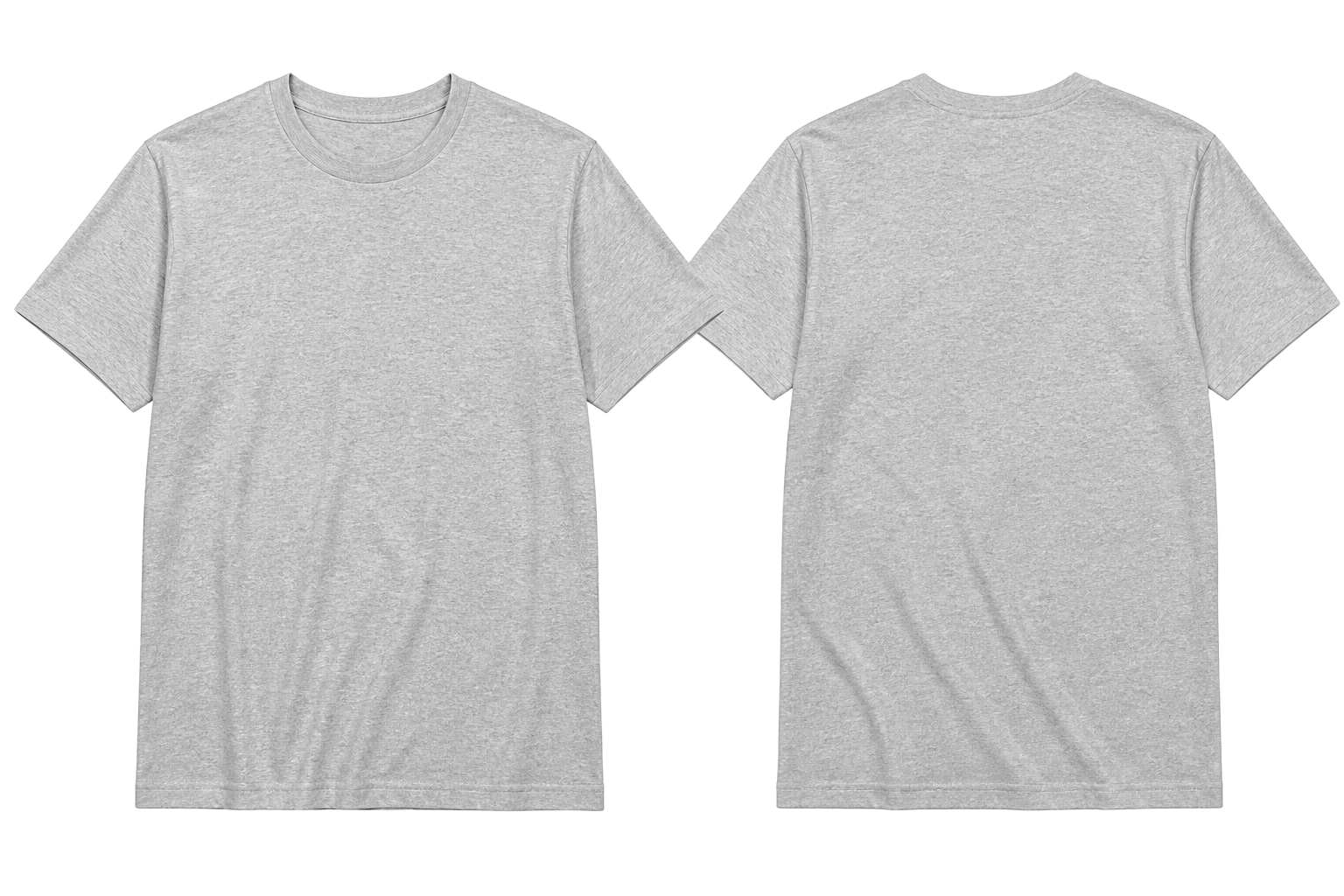 T-Shirt – Vorder- und Rückansicht